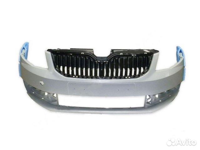 Бампер передний (с решеткой) Skoda Octavia A7