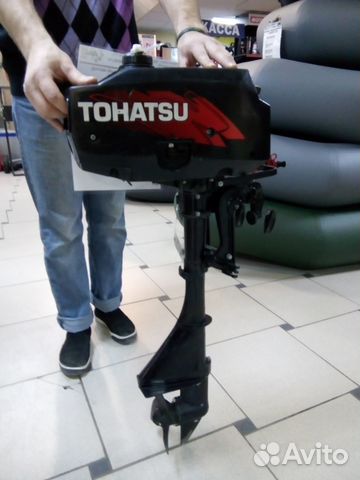Лодочный мотор Tohatsu 2,5лс, 2х тактный