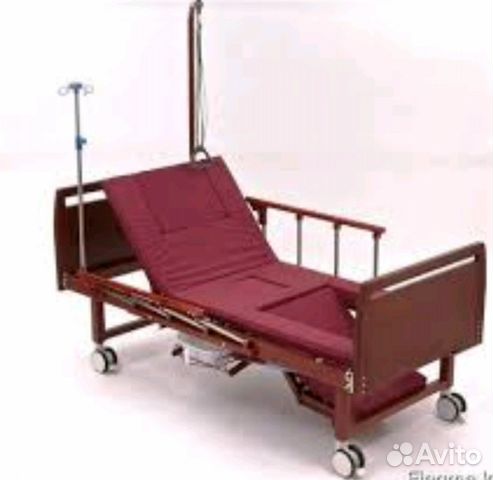 Кровать для лежачих больных с подъемным механизмом