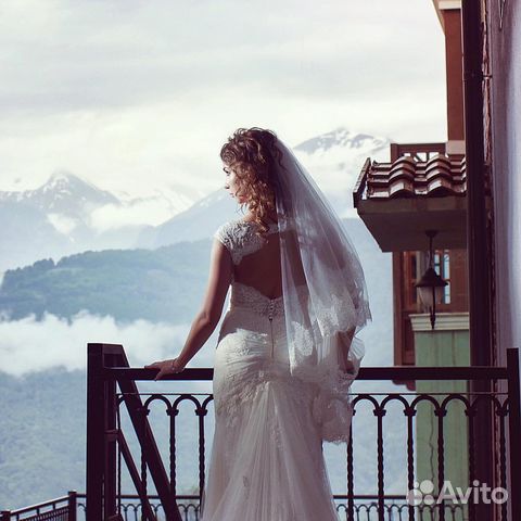 Свадебное платье и фата pronovias оригинал Свадебное платье и фата pronovias оригинал