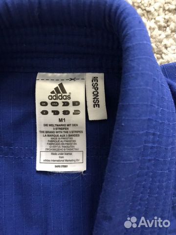 Новое детское кимоно adidas,6-8лет