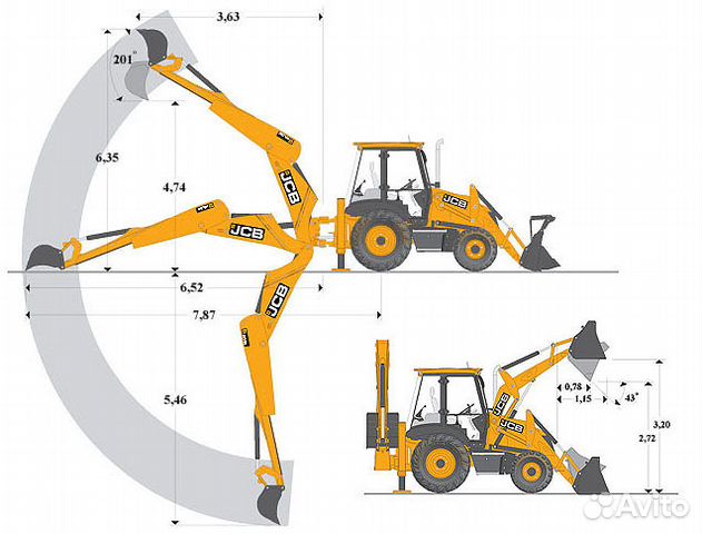 Аренда экскаватора-погрузчика JCB 3cx Аренда экскаватора-погрузчика JCB 3cx
