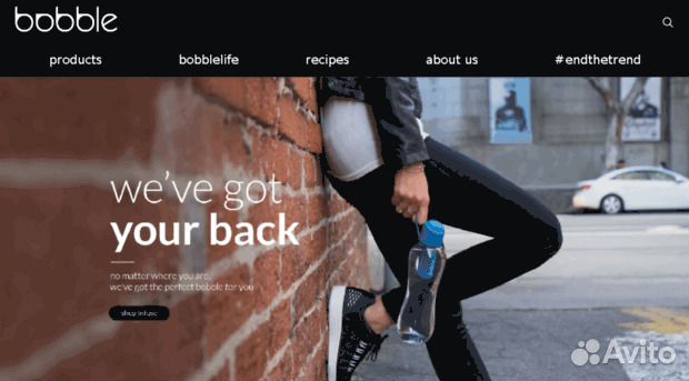 Бутылка-фильтр-шейкер Water Bobble USA в дорогу Бутылка-фильтр-шейкер Water Bobble USA в дорогу