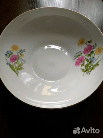 Салатница GDR и стеклянная салатница