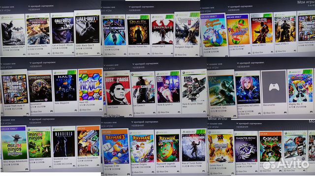 Xbox 360 c 49 играми