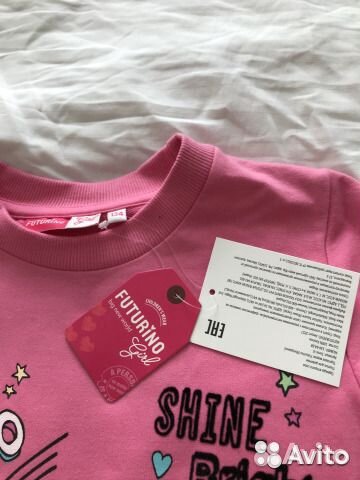Новое розовое плате р134. длинным рукавом