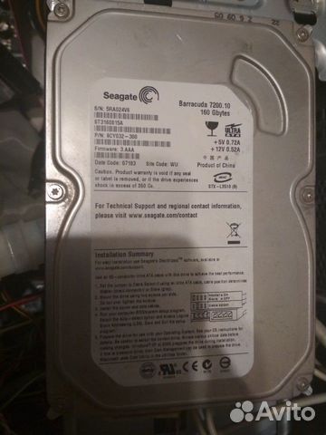 Жёсткий диск Seagate 160Gb IDE