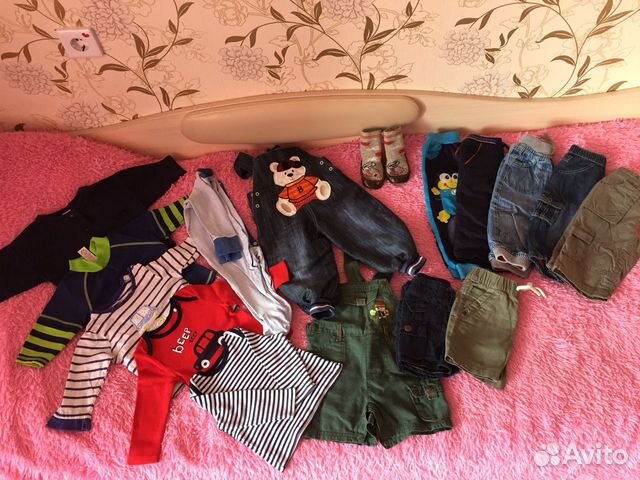 Вещи пакетом на мальчика 6-9мес 22вещи+ Вещи пакетом на мальчика 6-9мес 22вещи+
