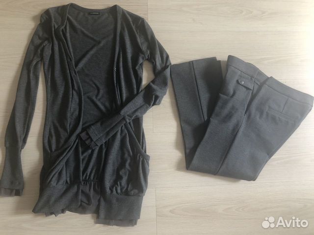 Кардиган, пиджак, брюки р.42