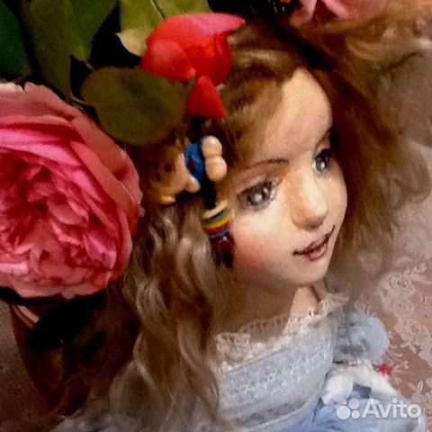 Авторская интерьерная кукла Юленька