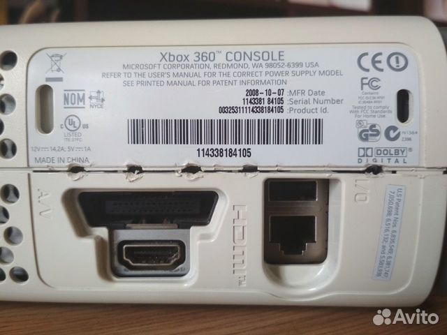 Xbox 360 fat нет изображения