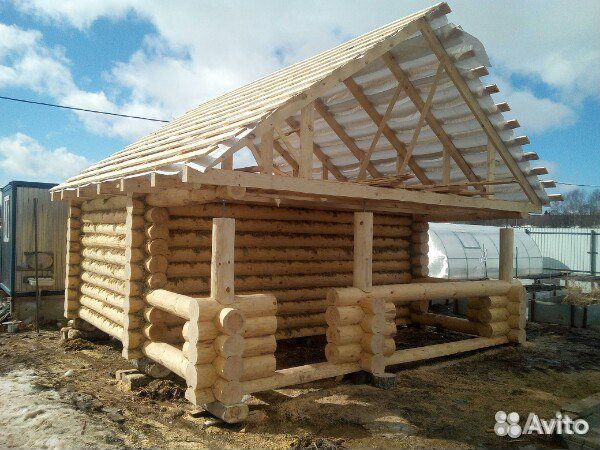 Сруб дома