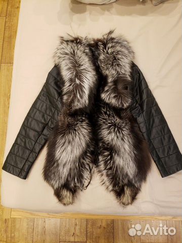 Куртка жилетка с чернобуркой Куртка жилетка с чернобуркой