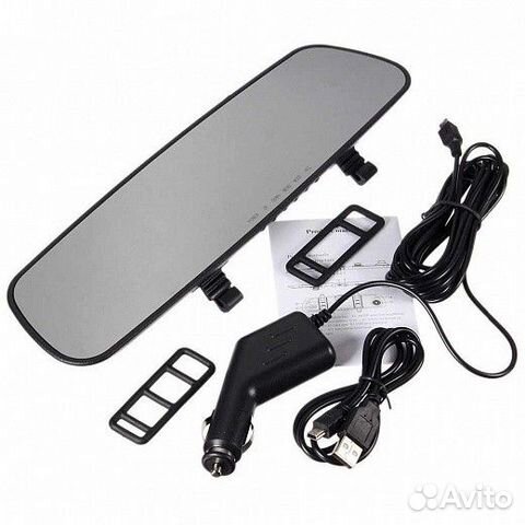 Зеркало заднего вида с видеорегистратором HD DVR