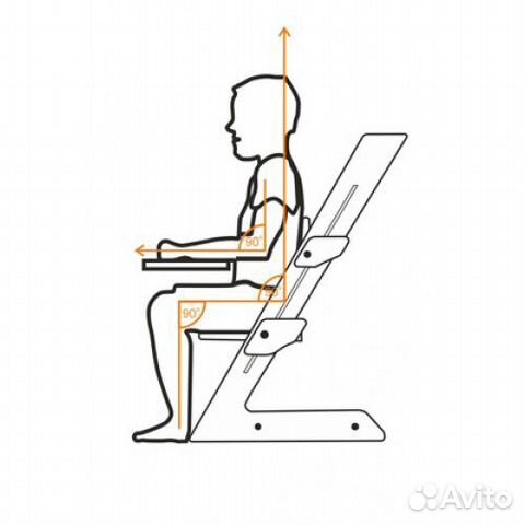 Растущий стул Kotokota EVO для растущих парт Растущий стул Kotokota EVO для растущих парт