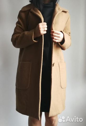 Шерстяное пальто uniqlo бежевое Шерстяное пальто uniqlo бежевое