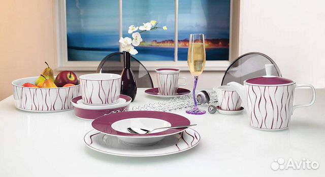 Большой сервиз Seltmann Weiden Pink Fashion Большой сервиз Seltmann Weiden Pink Fashion