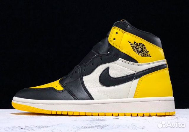 nike jordan high yellow