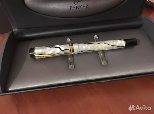 Новая ручка Parker DuoFold Pearl and Black