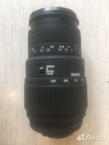Объектив Sigma 70-300 mm 1:4-5.6 DG