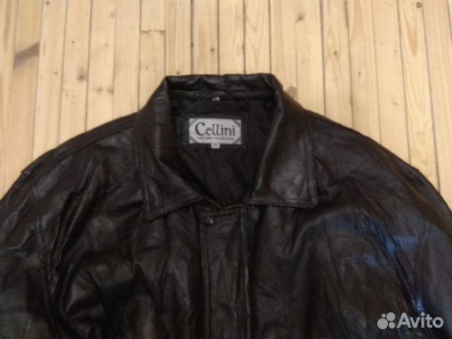 Кожаные бомбер Cellini xl