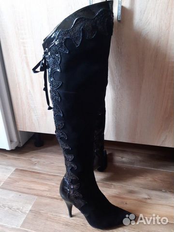 Сапоги ботфорты