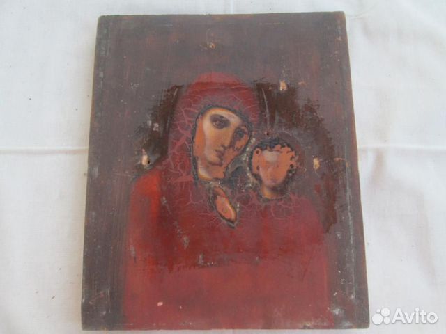 Ослепительная казанская божья матерь,19 век