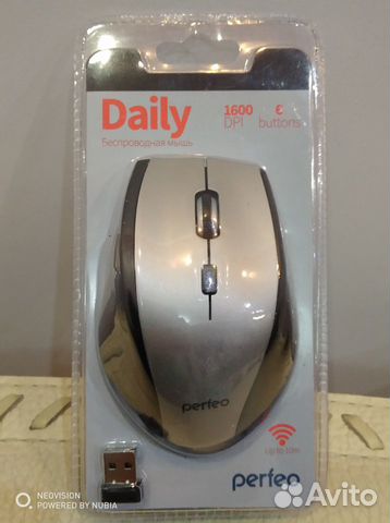 Беспроводная оптическая мышь Perfeo Daily Беспроводная оптическая мышь Perfeo Daily