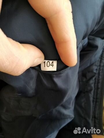 Куртка с капюшоном в идеальном состоянии 104