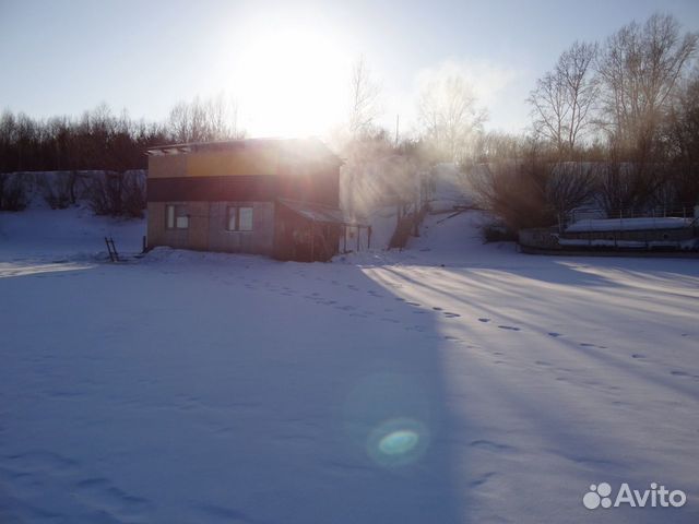 Баня на дровах На реке Обь