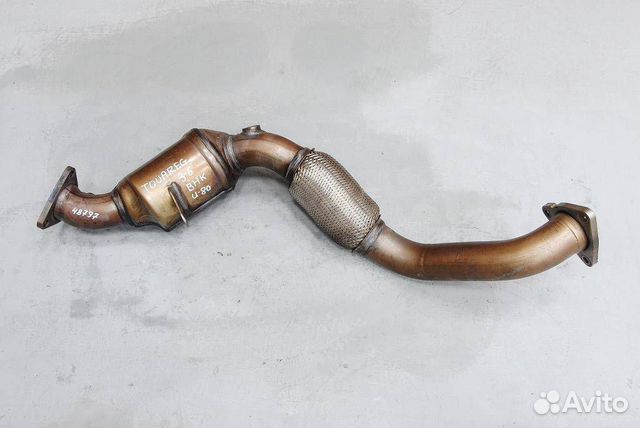 Приемная труба BHK VW Touareg с катализатором Приемная труба BHK VW Touareg с катализатором