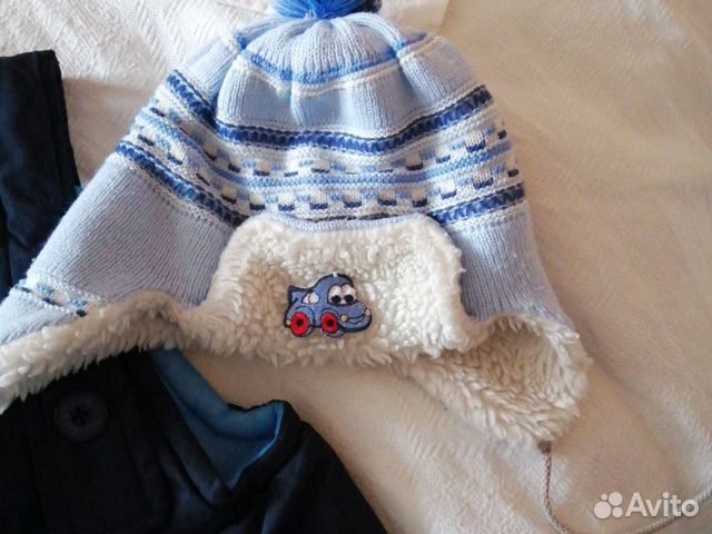 Костюм, зимний, комбез и шапка