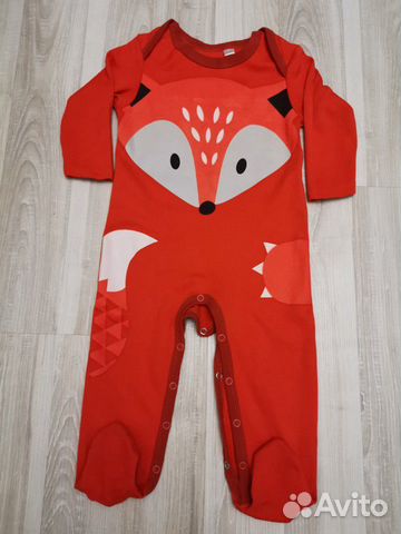 Комбинезон лисичка 74-80