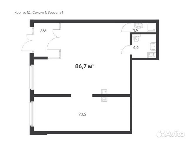 Продам помещение свободного назначения, 86.70 м² Продам помещение свободного назначения, 86.70 м²