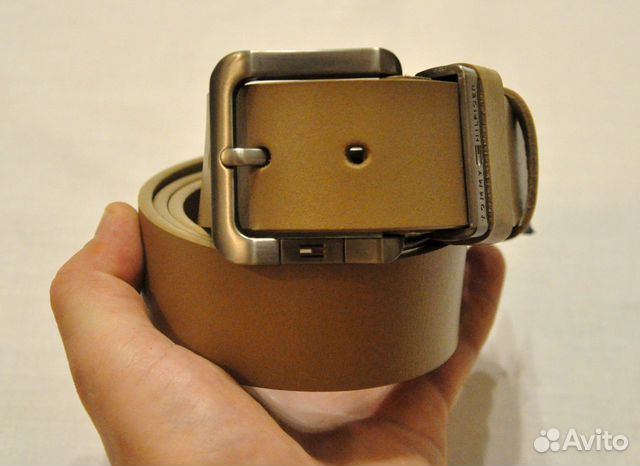 Мужской ремень / Tommy Hilfiger / новый (бежевый)