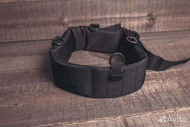 Тактический пояс TMC патрульный с molle (черный)