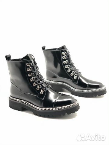 Ботинки женские кожа balmain