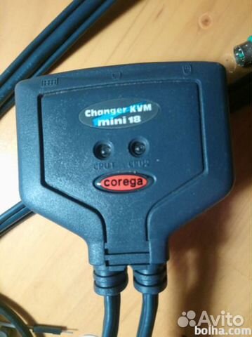 Changer KVM mini 18 2-портовый KVM-переключатель