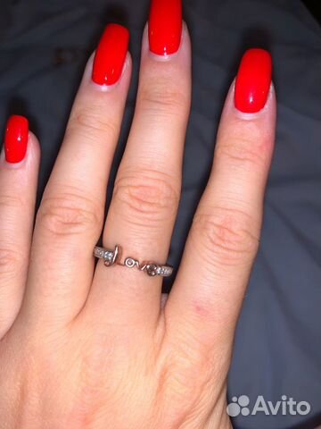 Серебряное кольцо с фианитами