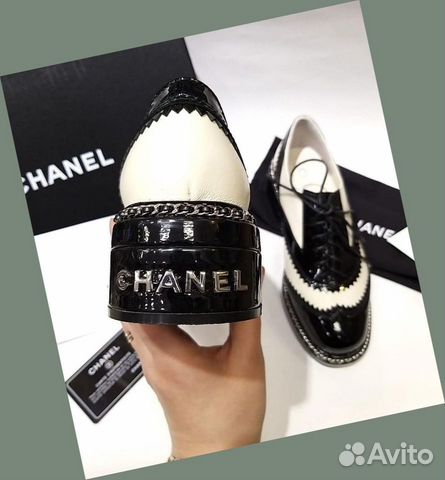 Туфли кожаные Chanel Туфли кожаные Chanel