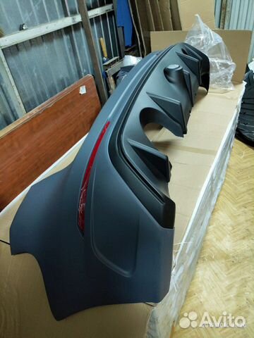 Задний бампер Ford Focus 3 RS форд фокус 3 рс рест