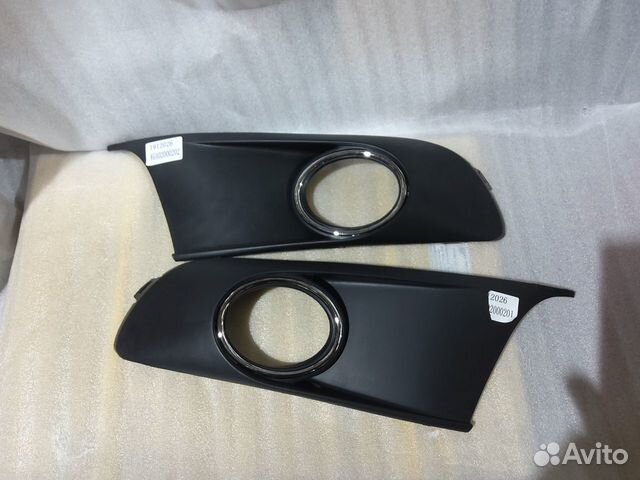 Накладки птф переднего бампера VW touran caddy