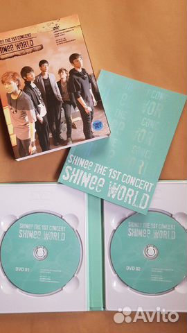 DVD CD shinee THE 1ST concert shinee world DVD CD shinee THE 1ST concert shinee world