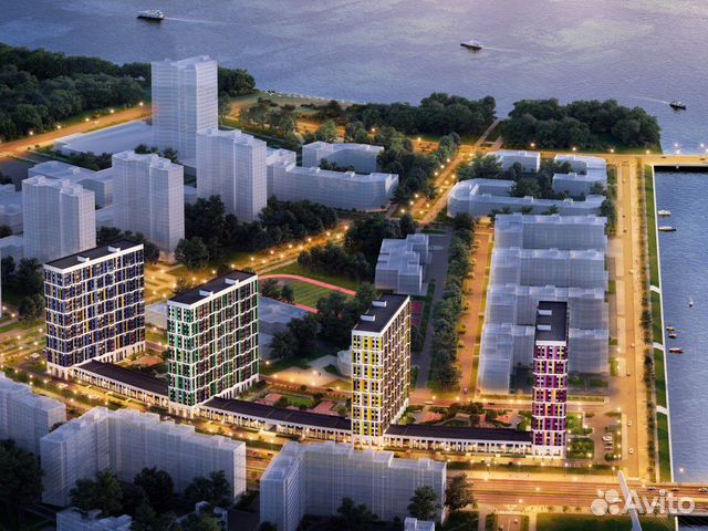 1-к квартира, 43.6 м², 4/22 эт.