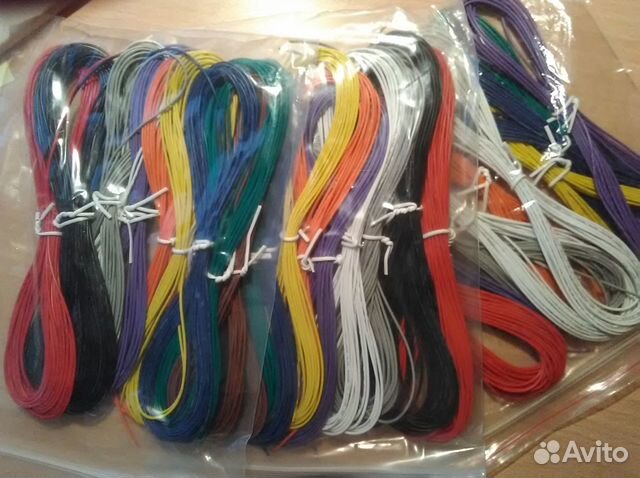 Набор цветного монтажного кабеля hengxing 0.35мм