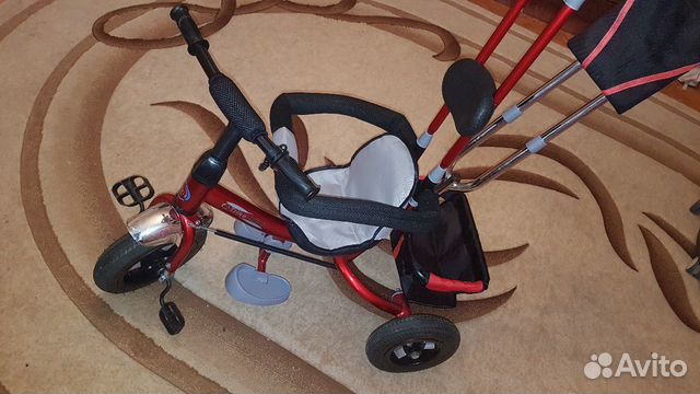 Велосипед трёхколесный Mille ABC Trike AIR red Велосипед трёхколесный Mille ABC Trike AIR red