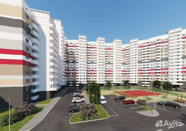 2-к квартира, 64.6 м², 10/16 эт.