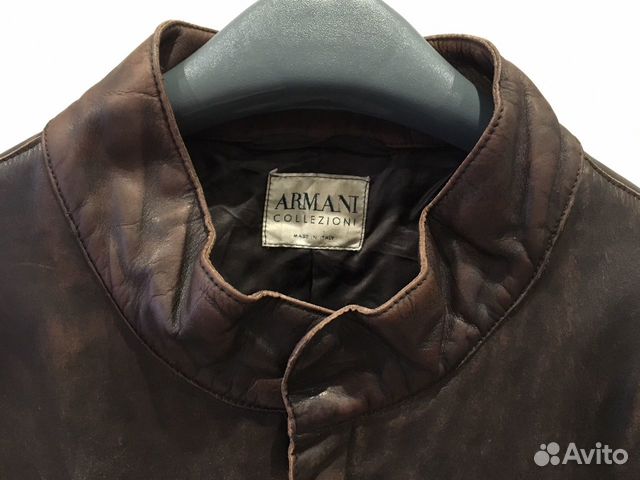 Кожаная куртка Armani Collezioni Кожаная куртка Armani Collezioni