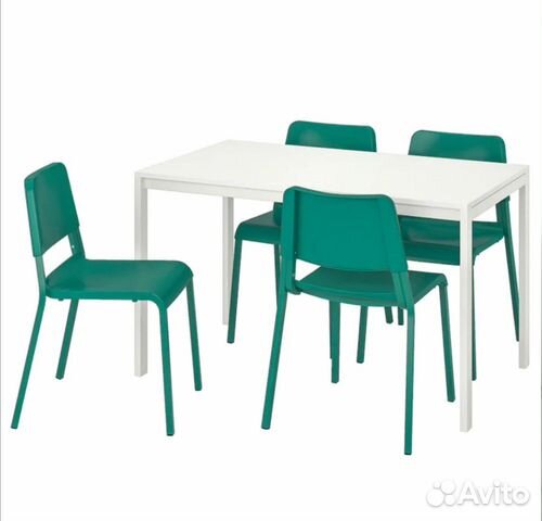 Стол IKEA Мельторп со стульями Теодорес Стол IKEA Мельторп со стульями Теодорес