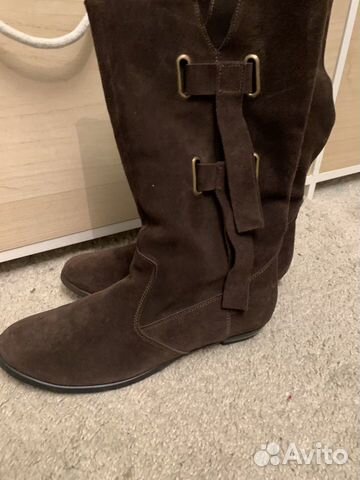 Сапоги женские, новые, кожа
